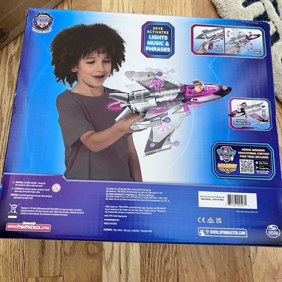 $65 NEW in Box Paw-patrol Space Adventure Blaster Toy Lights/Music/Phrases NEW - Picture 3 of 11